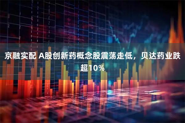 京融实配 A股创新药概念股震荡走低，贝达药业跌超10%